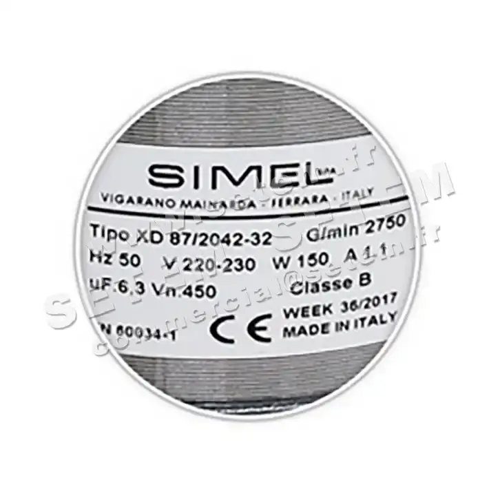 6132001028-MOTEUR SIMEL XD87/2042.32 2