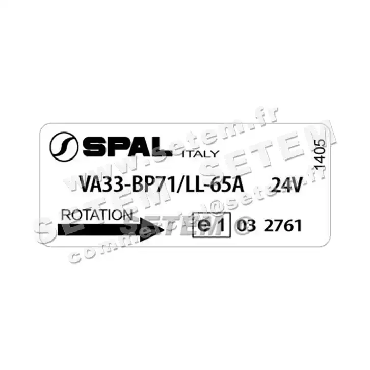 6169000039-VENTILATEUR SPAL VA33.BP71/LL.65A 2