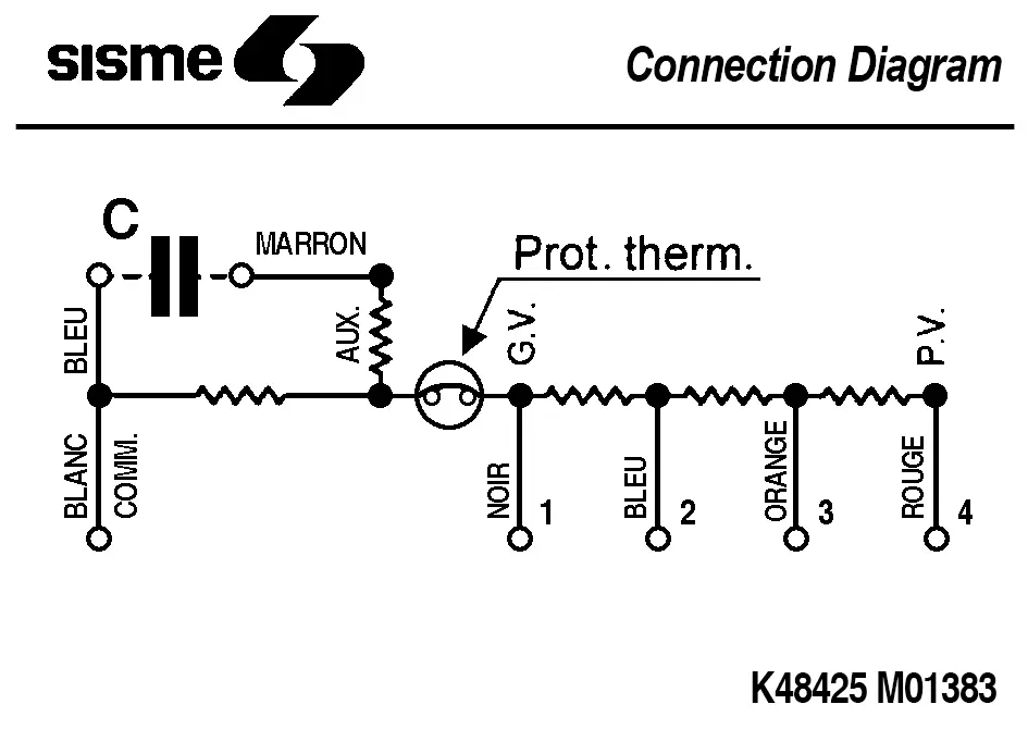 6185003019-MOTEUR SISME K48425MO1383 "5201119" 3