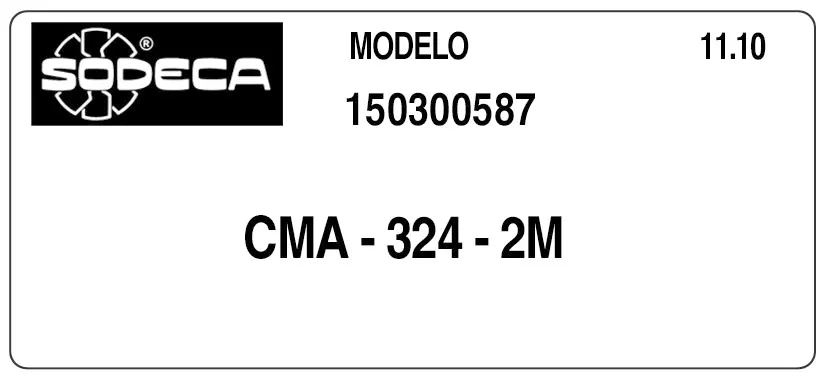 6193001412-VENTILATEUR SODECA CMA-324-2M LG 270° 2