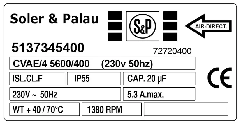 6194000170-CAISSON SP CVAB/4.5600/400 *5135345400* 3
