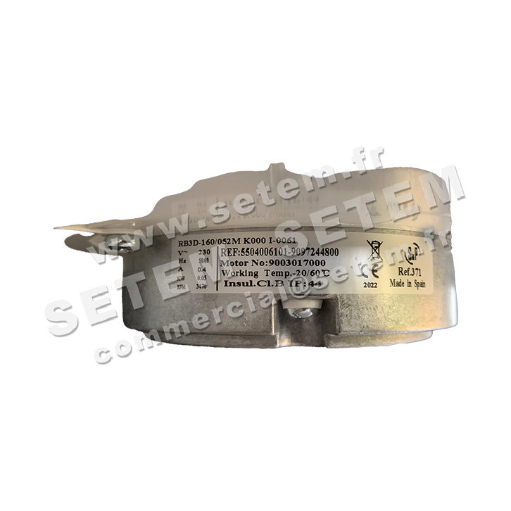 6194000499-VENTILATEUR SP RB3D-160/052M K000I-0061 *5504006101-9097244800* 2