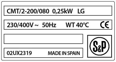 6194000583-VENTILATEUR SP CMT/2.200/80 LG 0° 1.10KW 2P T230/400V 2