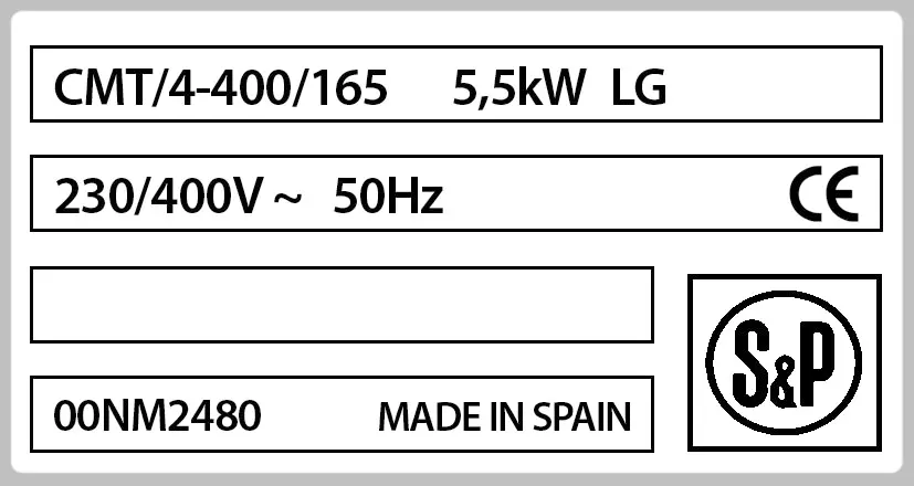 6194000607-VENTILATEUR S&P CMT/4.400/165 5.5KW LG 2