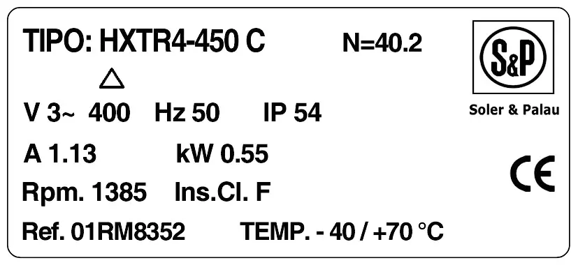 6194000639-VENTILATEUR SP HXTR/4.450C 2