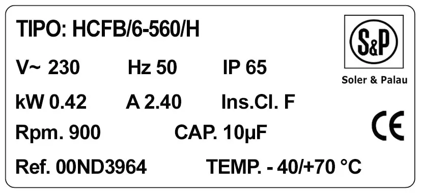 6194000754-VENTILATEUR SP HCFB/6.560/HA 2