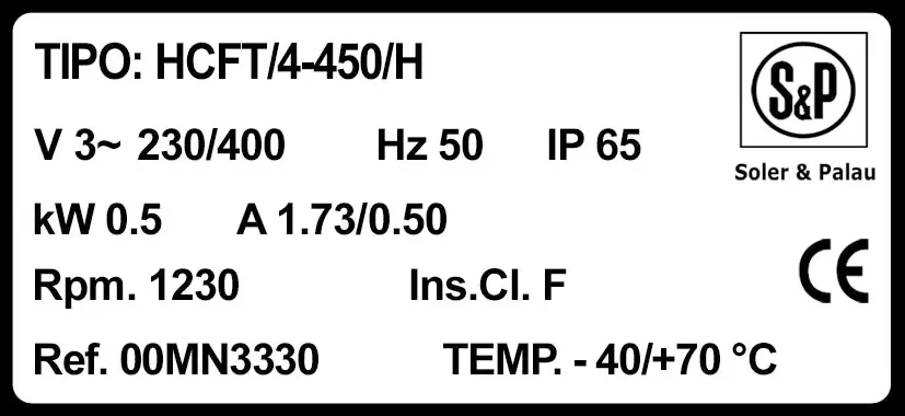 6194000794-VENTILATEUR SP HCFT/4.450/HA 2