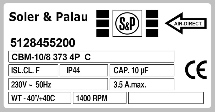 6194001013-VENTILATEUR SP CBM10/8.373.4P.C *5128455200* 2