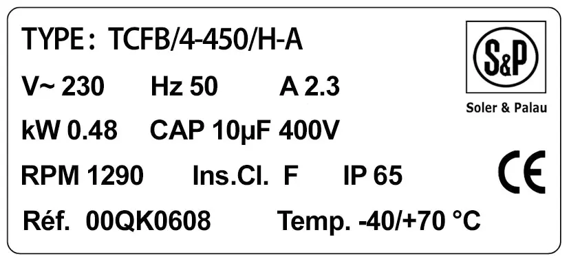 6194005883-VENTILATEUR SP TCFB/4.450/HA 2
