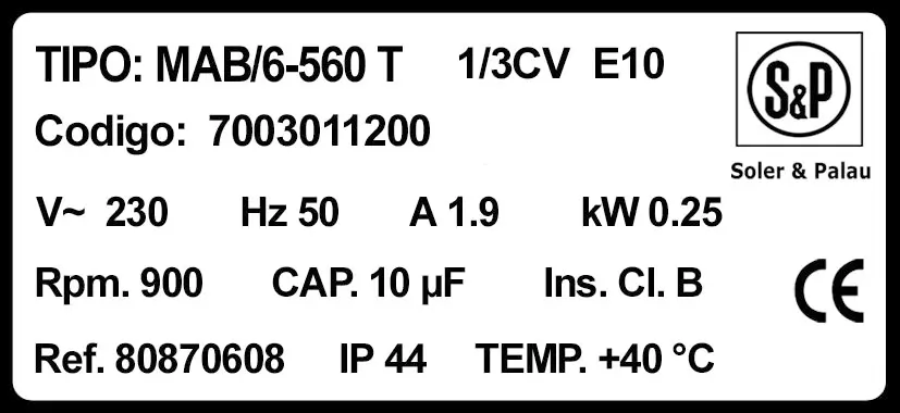 6194009027-MOTEUR SP MAB/6.560T *7003011200* 2