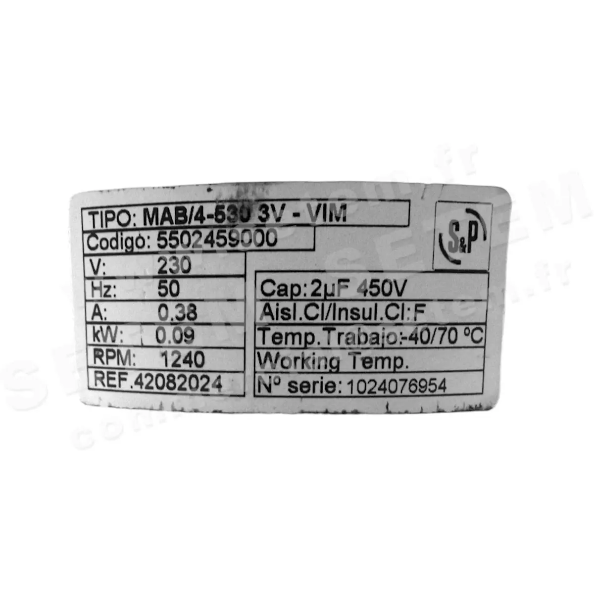 6194009130-TURBINE SP MAB/4-530 3V-VIM