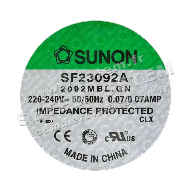 6196000030-VENTILATEUR SUNON SF23092A 2092MBL.GN 3