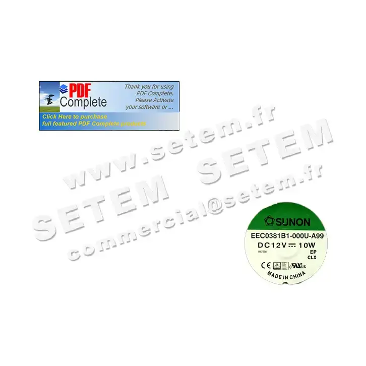 6196007463-VENTILATEUR SUNON EEC0381B1.000U.A99