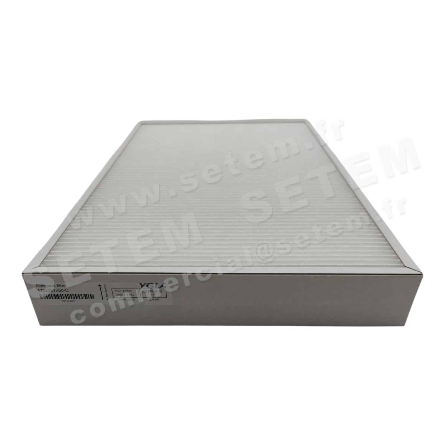 FILTRE COMPACT MINIPLIS CP EPM1 55% (F7) SB 470X287X50MM 2