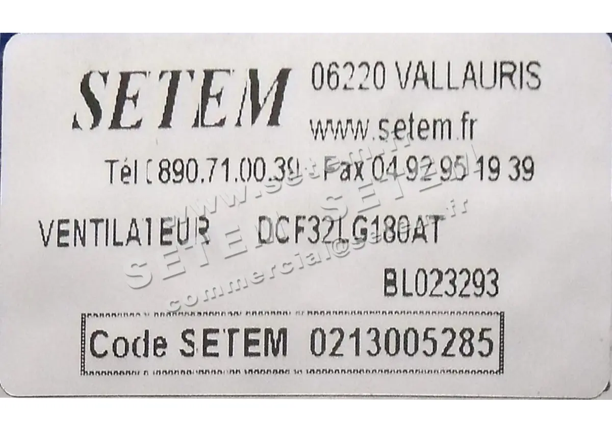 6220005285-VENTILATEUR SAMA DCF32AT 0.12KW 2P T230/400V LG 180° 3