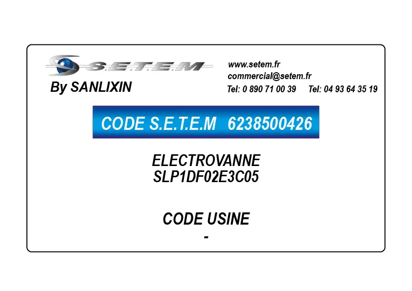 6238500426-ELECTROVANNE SANLIXIN SLP1DF02E3C05