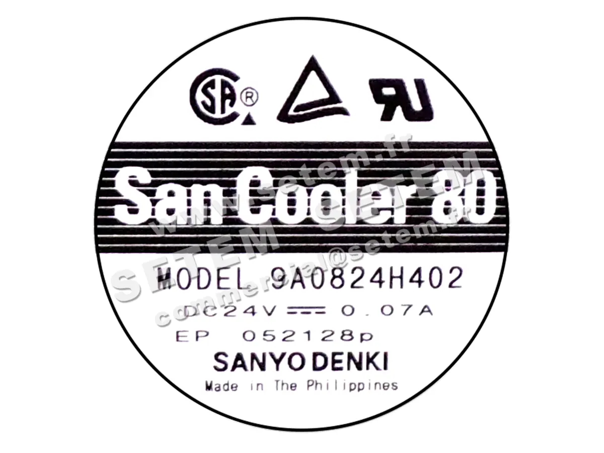 6253002141-VENTILATEUR SANYODENKI 9A0824H402 3