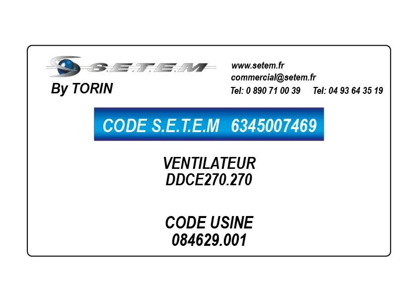 6345007469-VENTILATEUR TORIN DDCE270.270 *084629.001*
