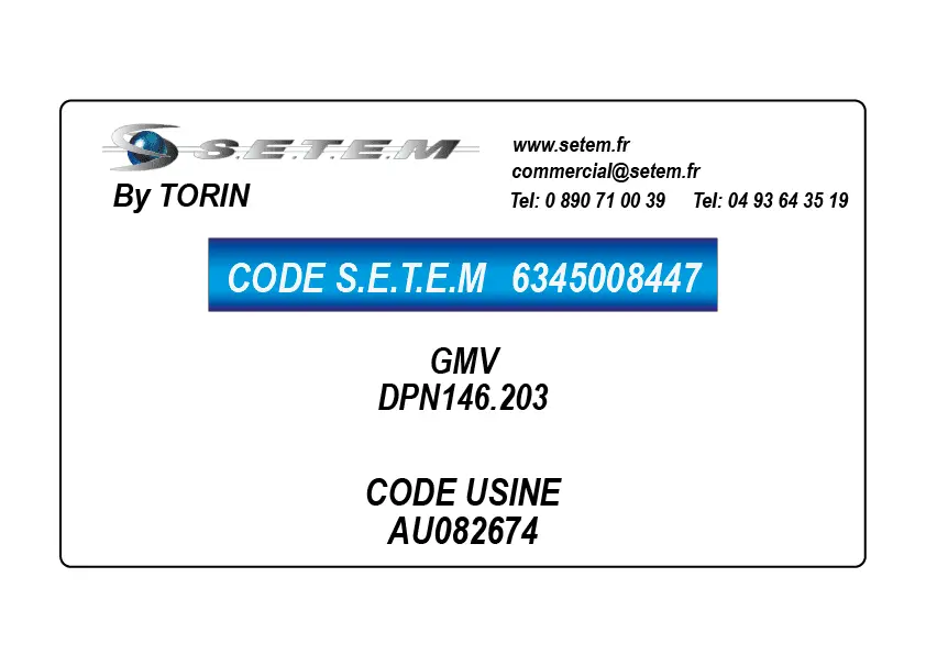 6345008447-GMV TORIN DPN146.203 *AU082674*