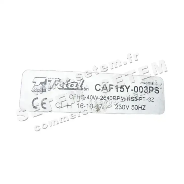 6353001001-VENTILATEUR TRIAL CAF15Y-003PS