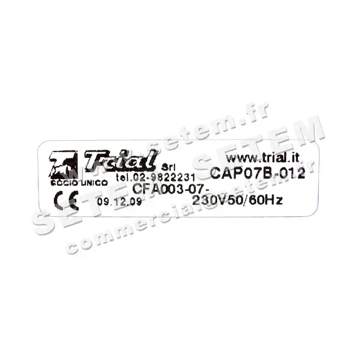6353004008-VENTILATEUR TRIAL CAP07B.012 CFA003.07 2