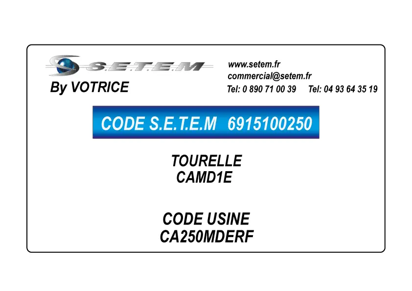 6915100250-TOURELLE VORTICE CAMD1E *CA250MDERF* 2