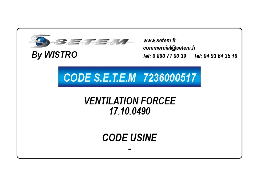 7236000517-VENTILATION FORCEE WISTRO 17.10.0490