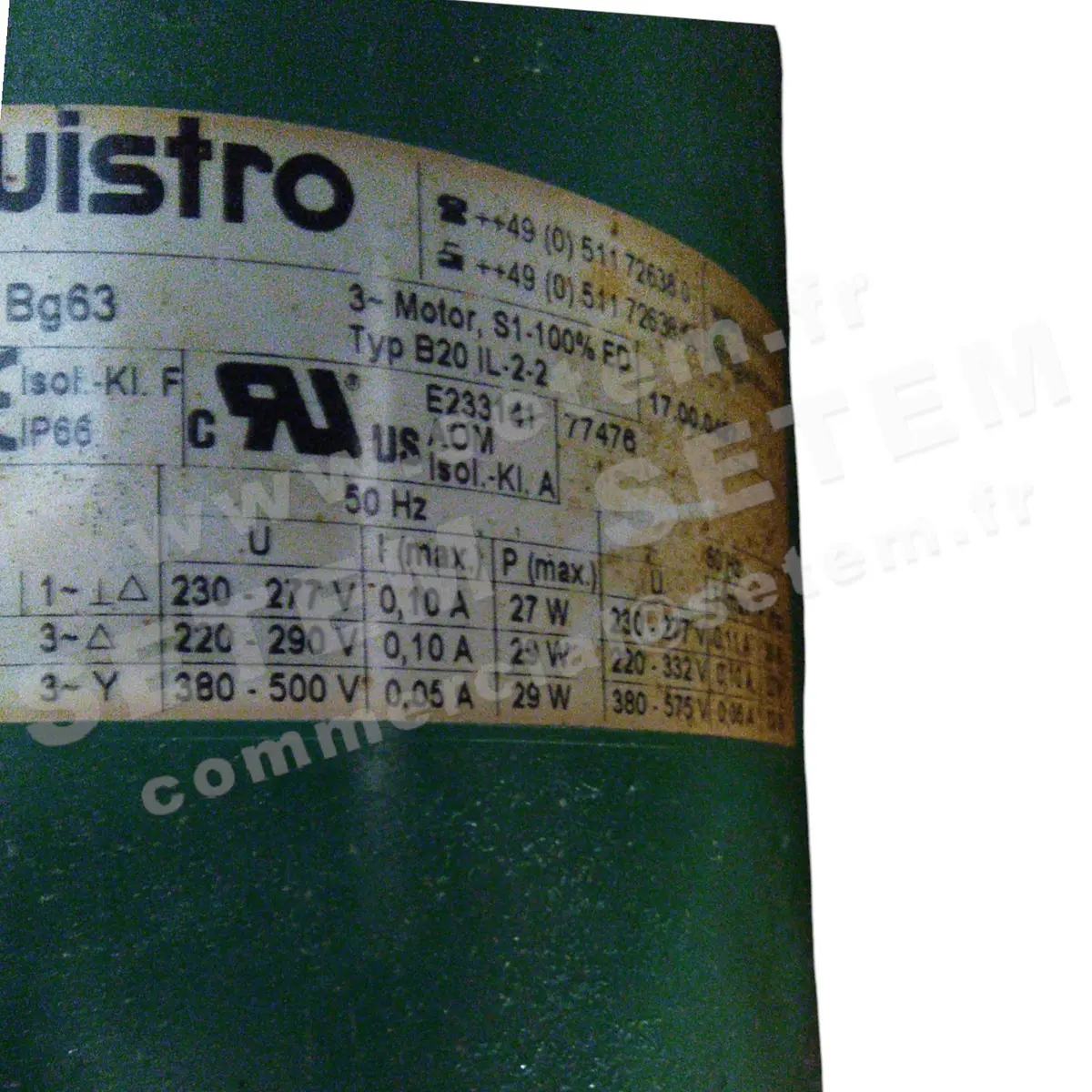 7236005115-VENTILATEUR WISTRO B20IL.2.2 *17.00.0487*