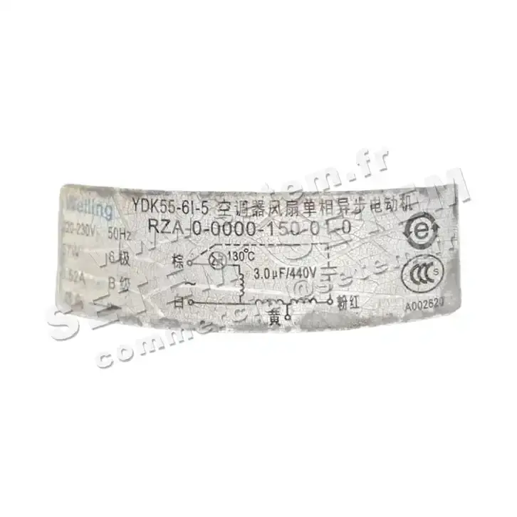 7239000000-MOTEUR WELLING YDK55-6I-5 "RZA-0-0000-150-01-0"