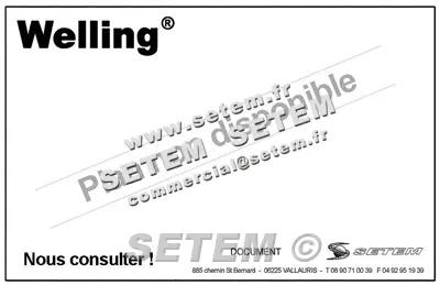 7239000007-MOTEUR WELLING RPS9M "436173R" 2