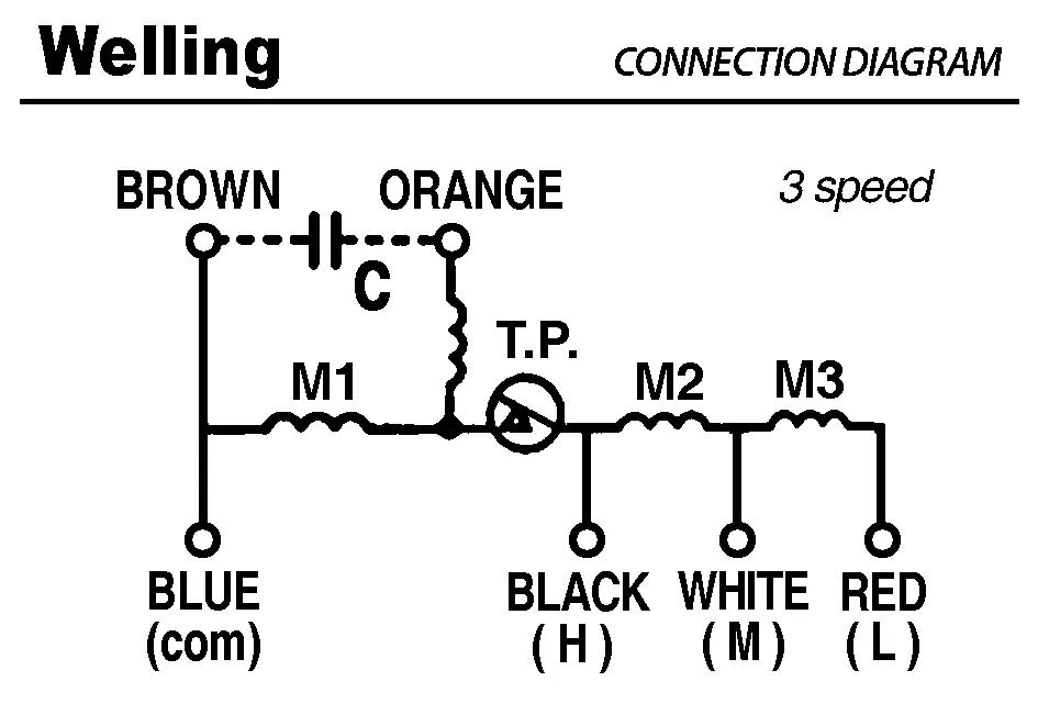 7239000030-MOTEUR WELLING YSK100.4N "D021563H02" 5