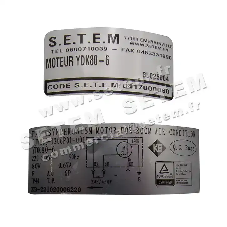 7239000080-MOTEUR WELLING YDK80-6