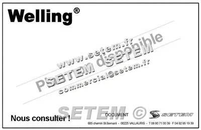 7239000903-MOTEUR WELLING YDK45.6C "B032774H01" 2