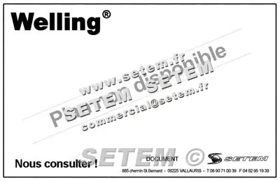 7239004772-MOTEUR WELLING YSK50.4U "D021563H01" 2