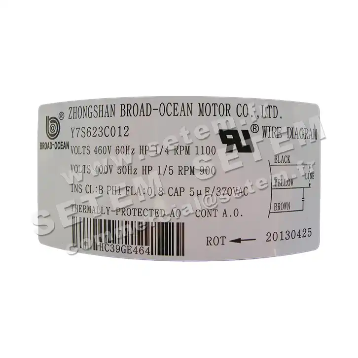 9900502034-MOTEUR ZHONGSHAN Y7S623C012 "HC39GE464" 3