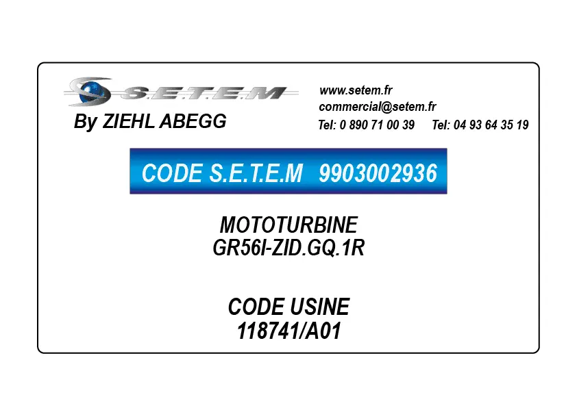 9903002936-MOTOTURBINE ZIEHL ABEGG GR56I-ZID.GQ.1R *118741/A01*