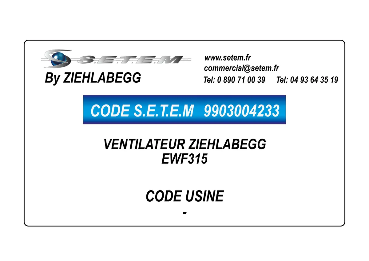 9903004233-VENTILATEUR ZIEHLABEGG EWF315