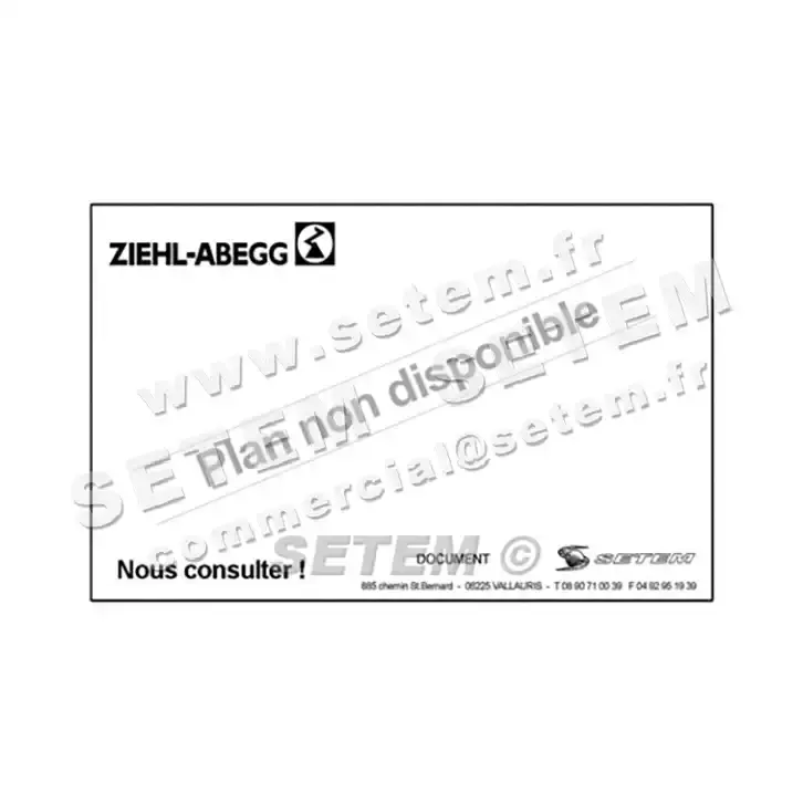 9903004303-VENTILATEUR ZIEHL ABEGG QK10A-2DM.38.FK *106875* 2