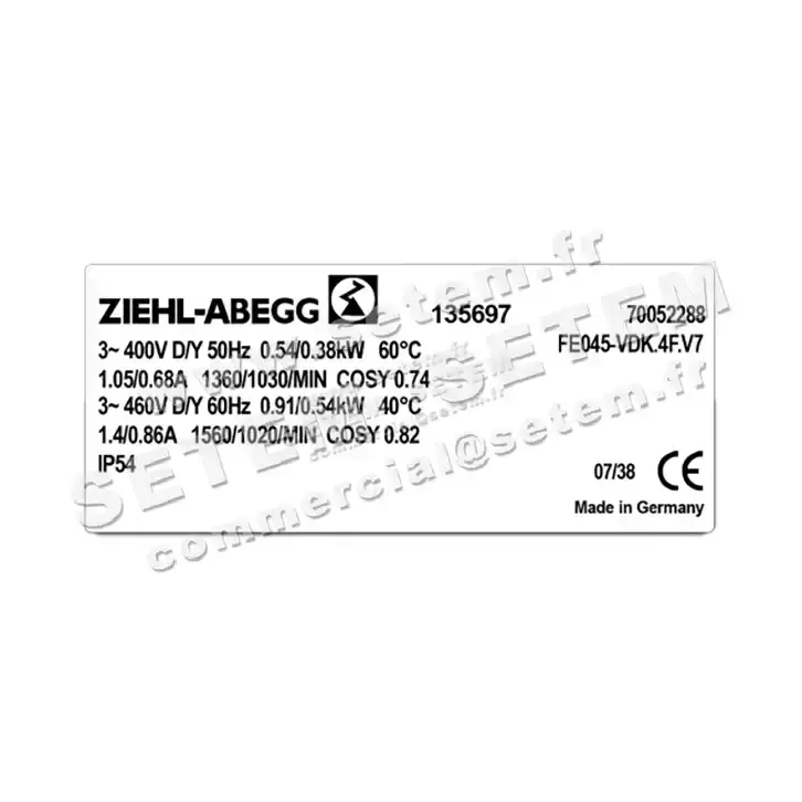 VENTILATEUR FE045-VDK.4F.V7 *135697* 2