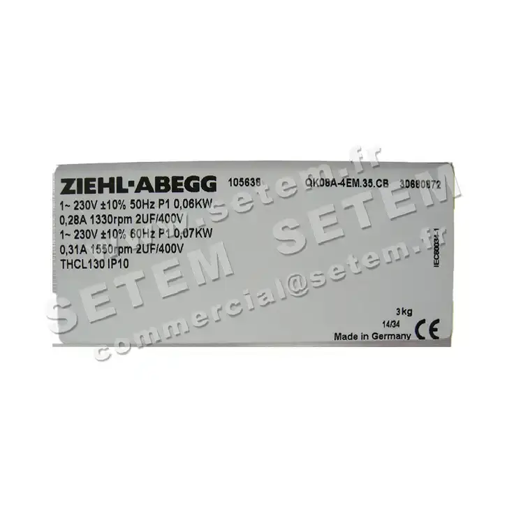 VENTILATEUR QK08A-4EM.35.CB *105638* 2