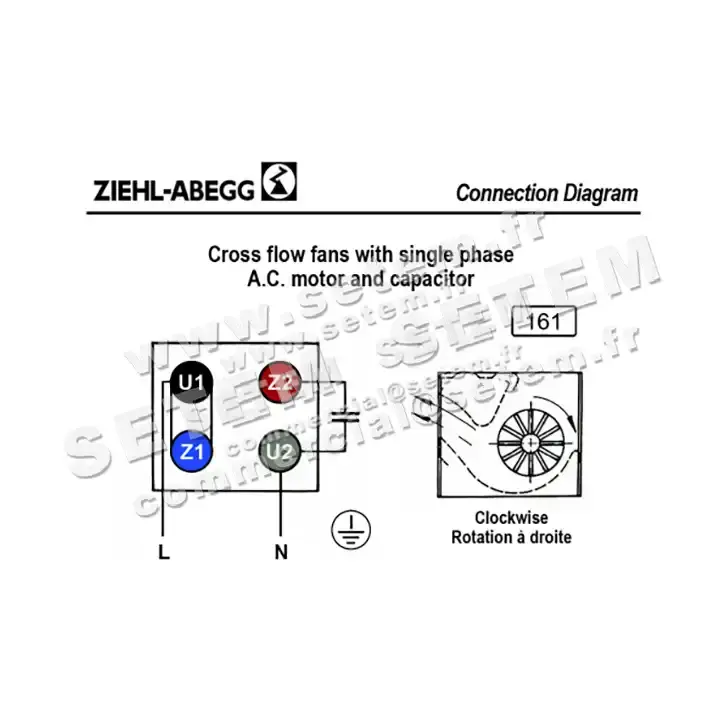 VENTILATEUR QK10A-4EM.48.CD *106790* 3