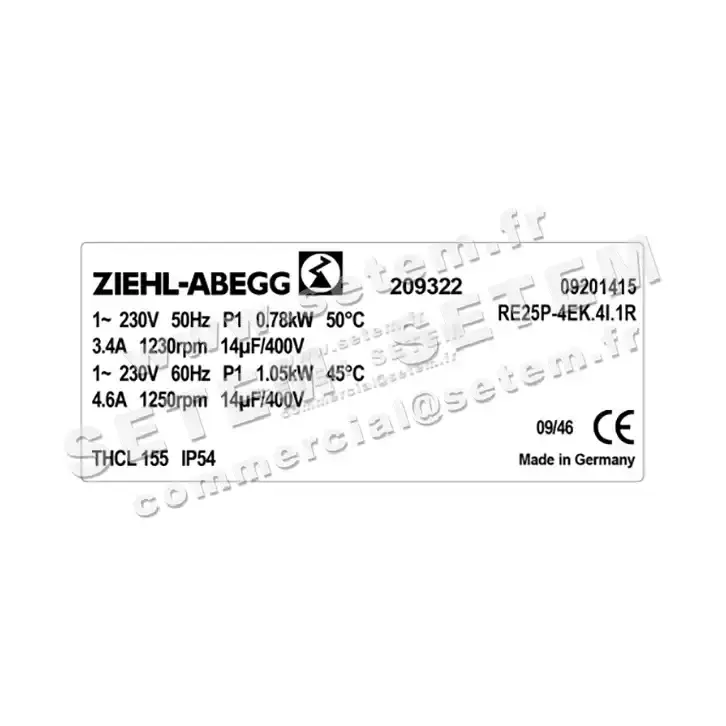 MOTOTURBINE RE25P-4EK.4I.1R *209322* 2