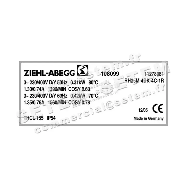 MOTOTURBINE RH35M-4DK.4C.1R *108099* 3