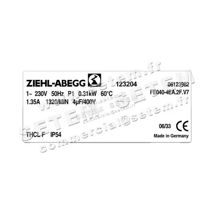 VENTILATEUR FE040-4EA.2F.V7 *123204* 2