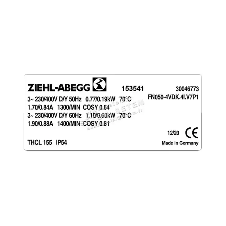 9903009055-VENTILATEUR ZIEHL ABEGG FN050-VDK.4I.V7P1 *153541* 3