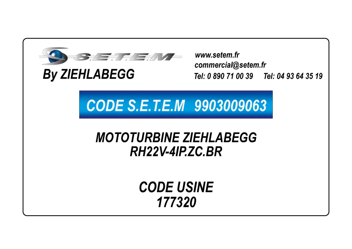 9903009063-MOTOTURBINE ZIEHLABEGG RH22V-4IP.ZC.BR *177320*