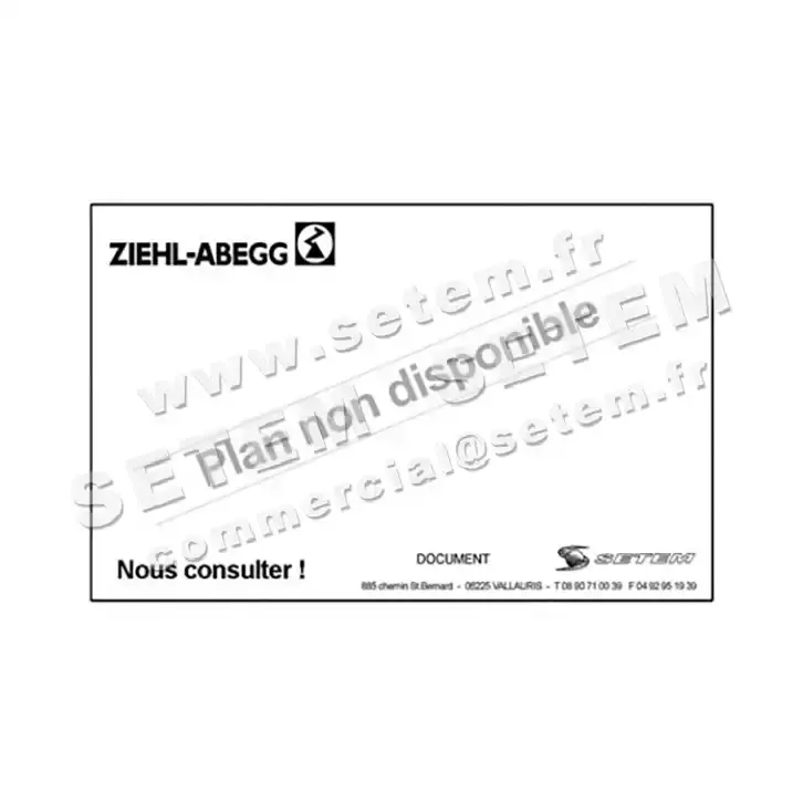 9903009661-VENTILATEUR ZIEHLABEGG FB050.4DK.4I.V4P *209026* 2