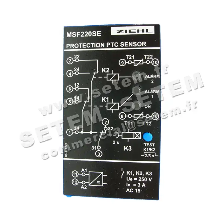 9905001696-RELAIS ZIEHL MSF220SE 24-240V AC/DC 5